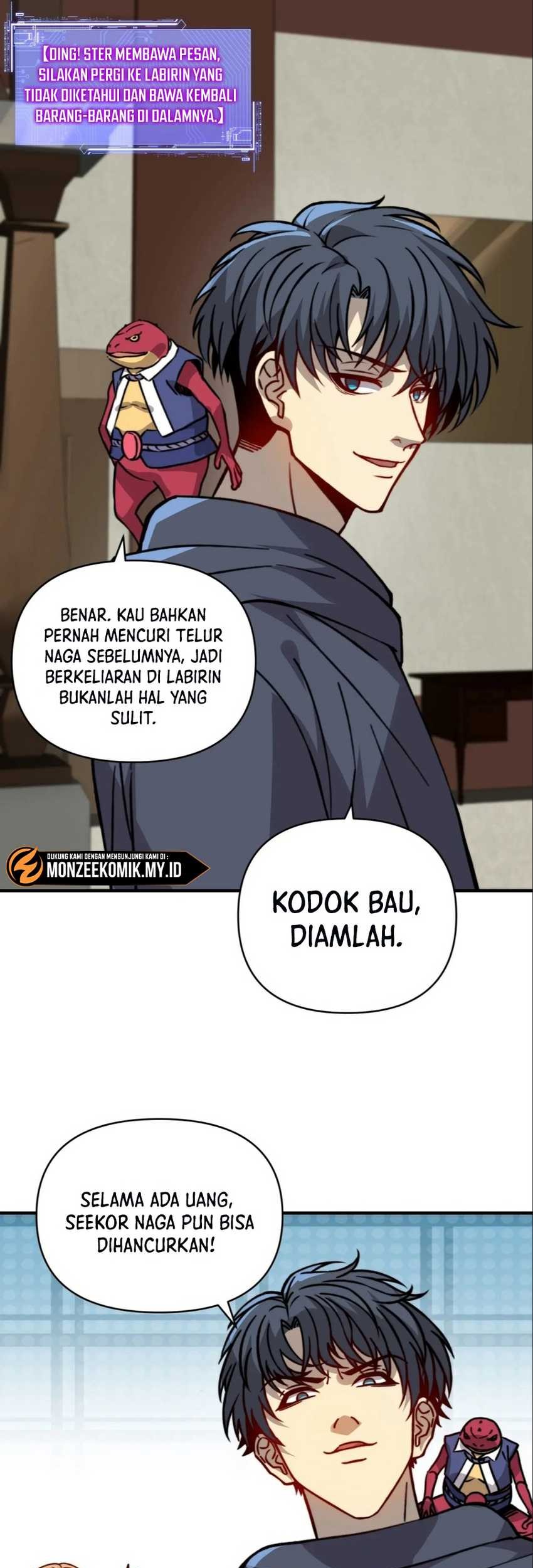 Start by changing your job to the God of Wealth and taming billions of divine pets! Chapter 11 - halaman 22