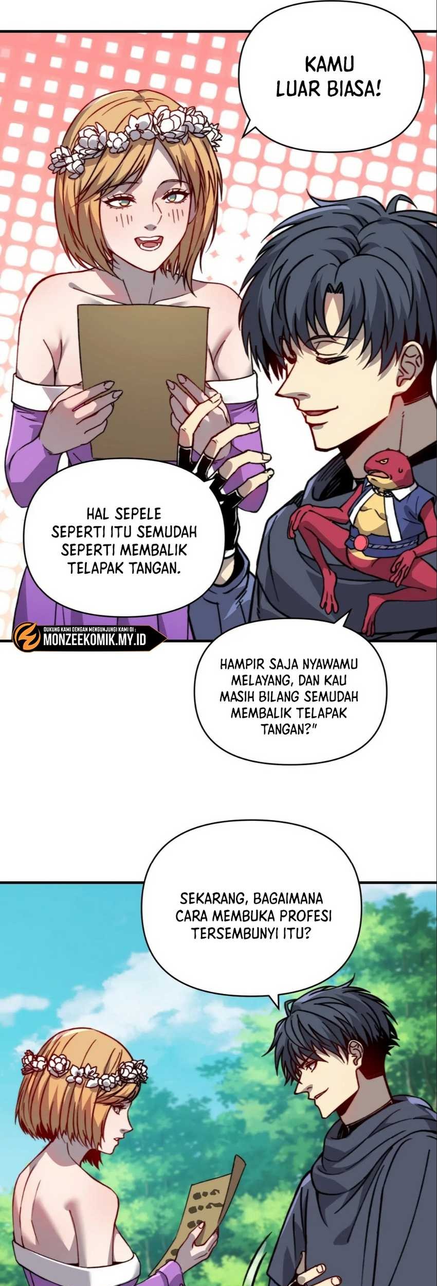 Start by changing your job to the God of Wealth and taming billions of divine pets! Chapter 13 - halaman 36