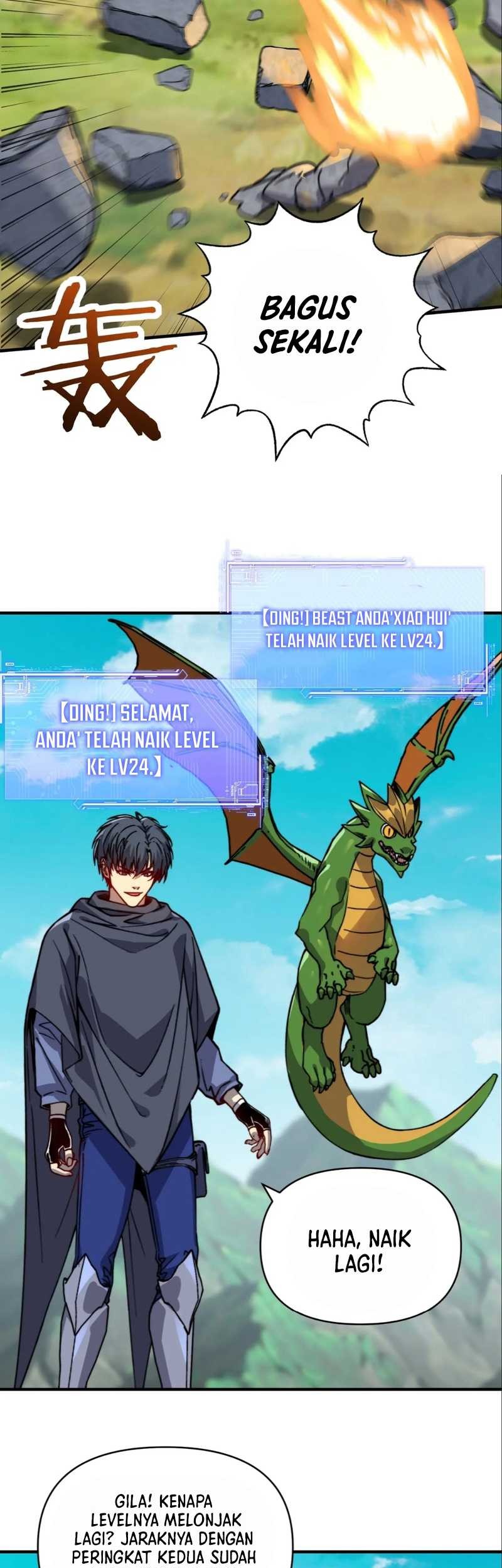 Start by changing your job to the God of Wealth and taming billions of divine pets! Chapter 15 - halaman 31