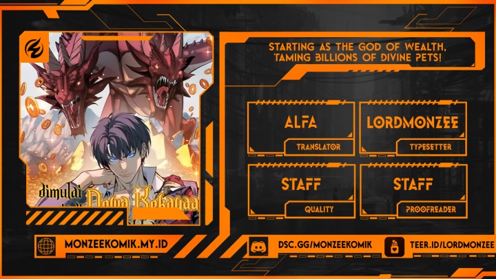Start by changing your job to the God of Wealth and taming billions of divine pets! Chapter 27 - halaman 1
