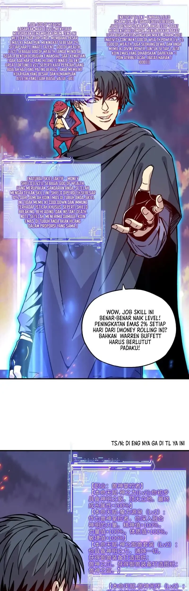 Start by changing your job to the God of Wealth and taming billions of divine pets! Chapter 30 - halaman 24
