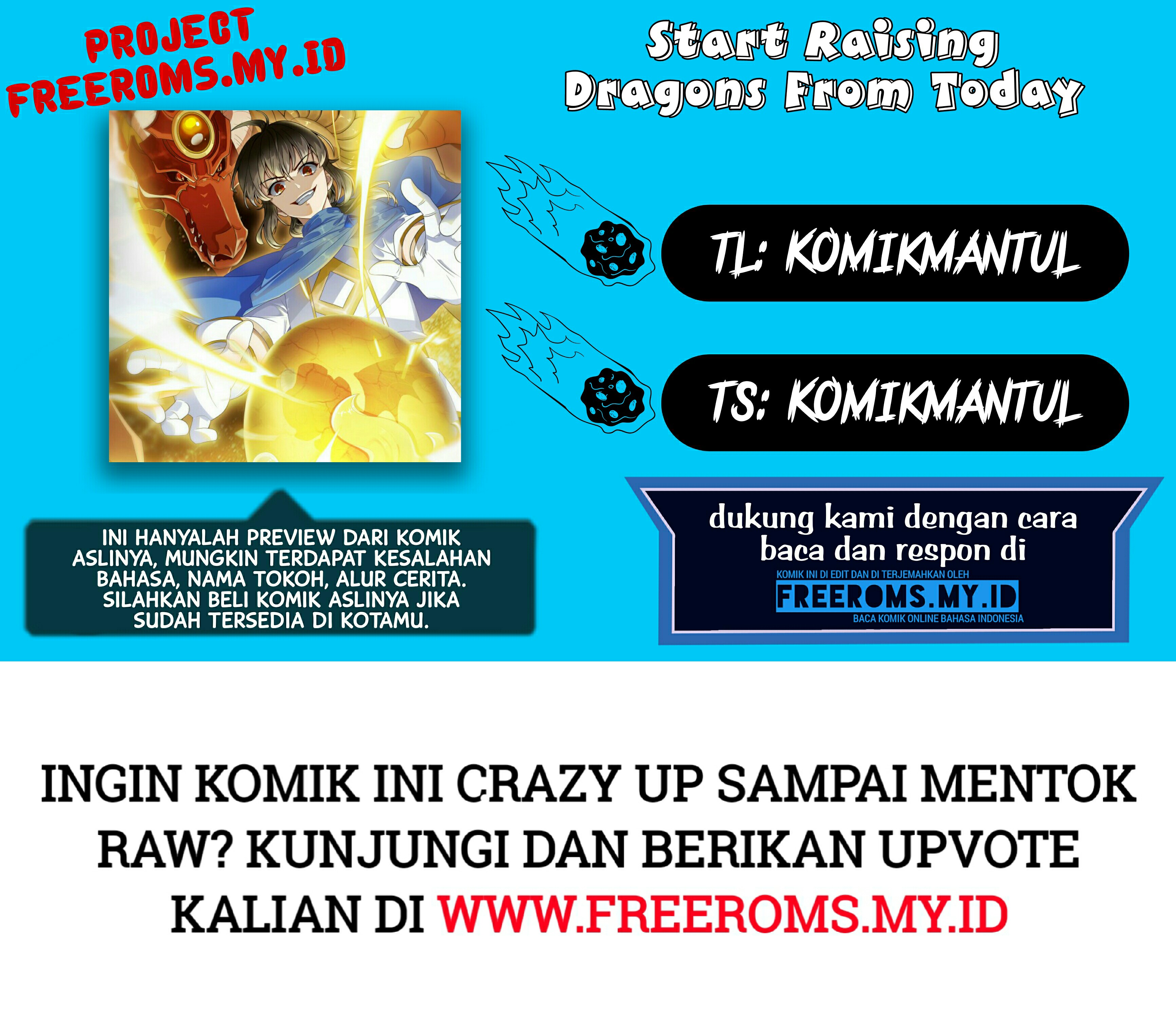 Start Raising Dragons From Today Chapter 1 - halaman 1