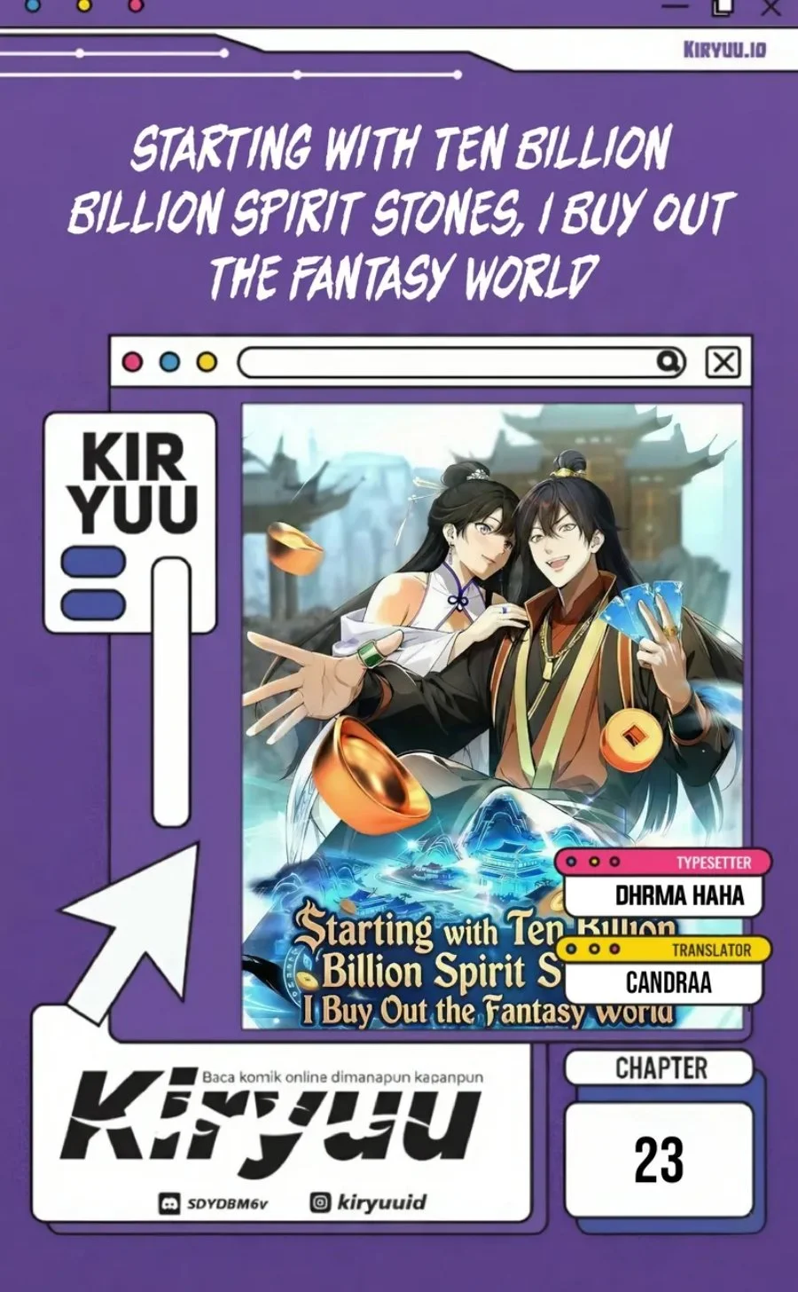Starting with Ten Billion Billion Spirit Stones, I Buy Out the Fantasy World Chapter 23 - halaman 1