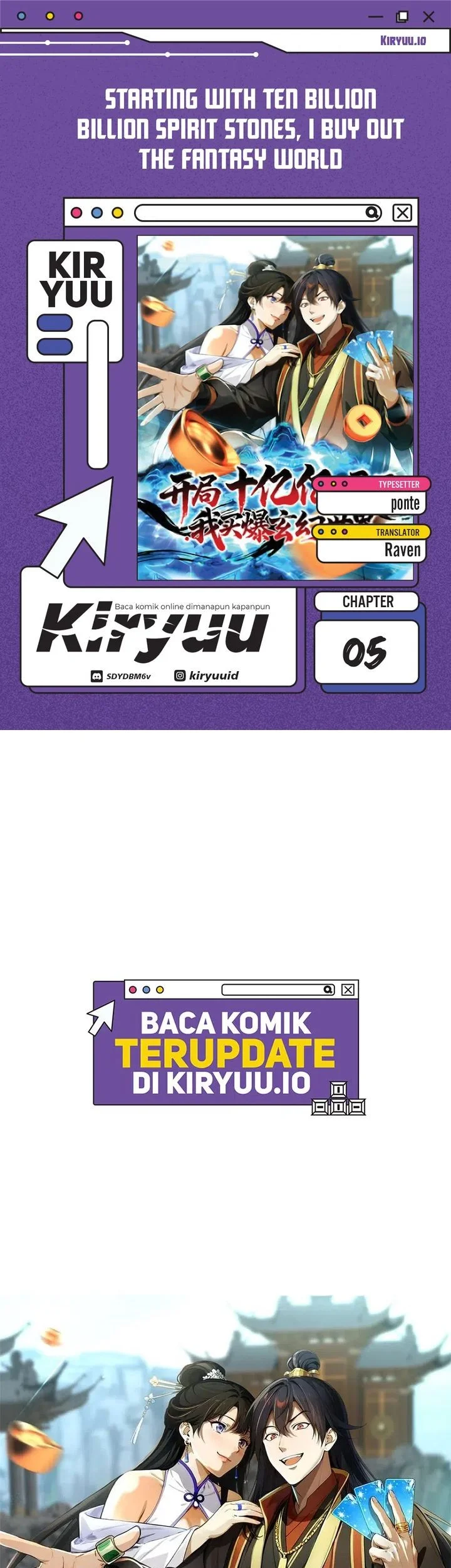 Starting with Ten Billion Billion Spirit Stones, I Buy Out the Fantasy World Chapter 5 - halaman 1