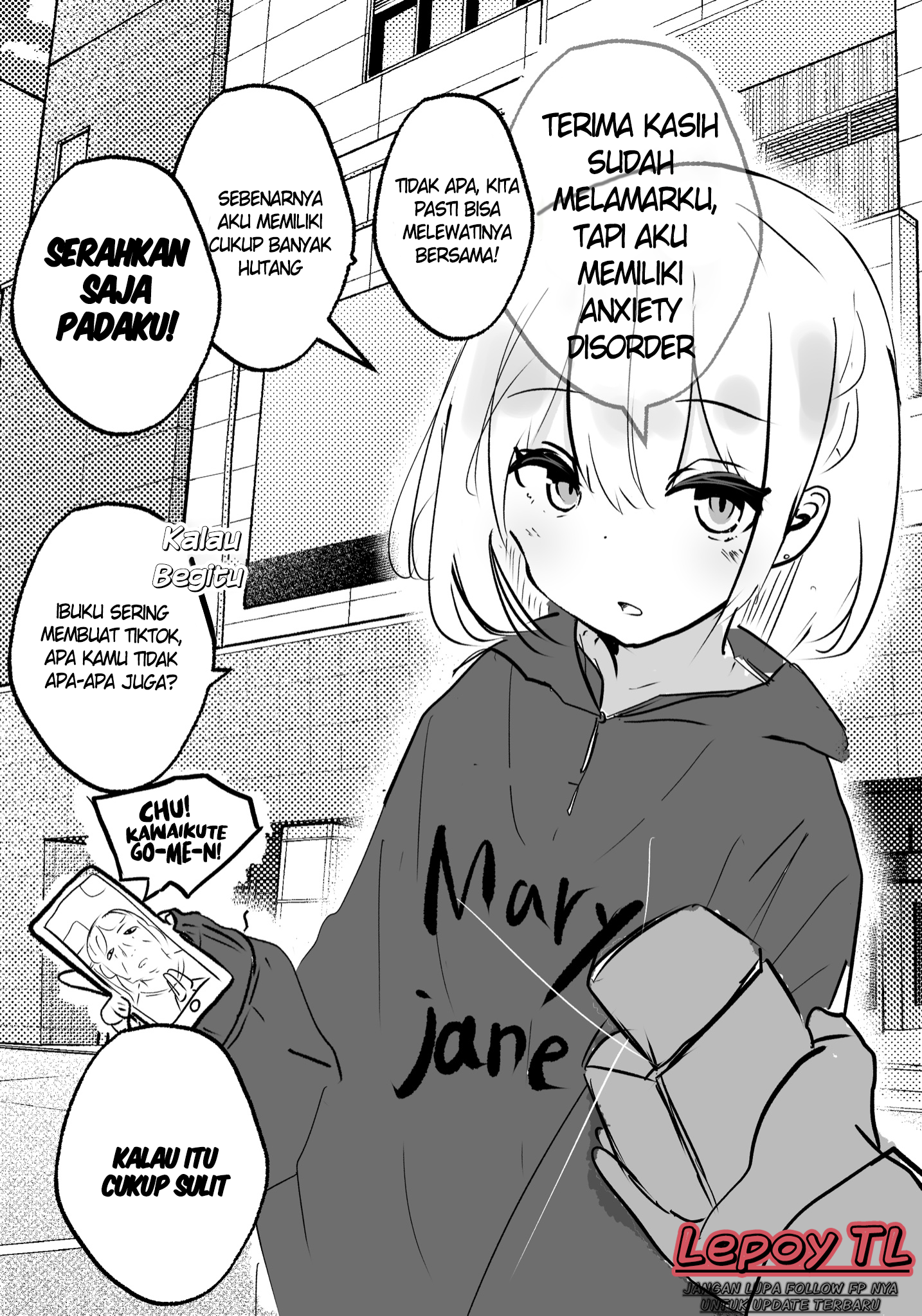 Story of a Discussion That Got Lost After the Proposal Chapter 0 - halaman 1