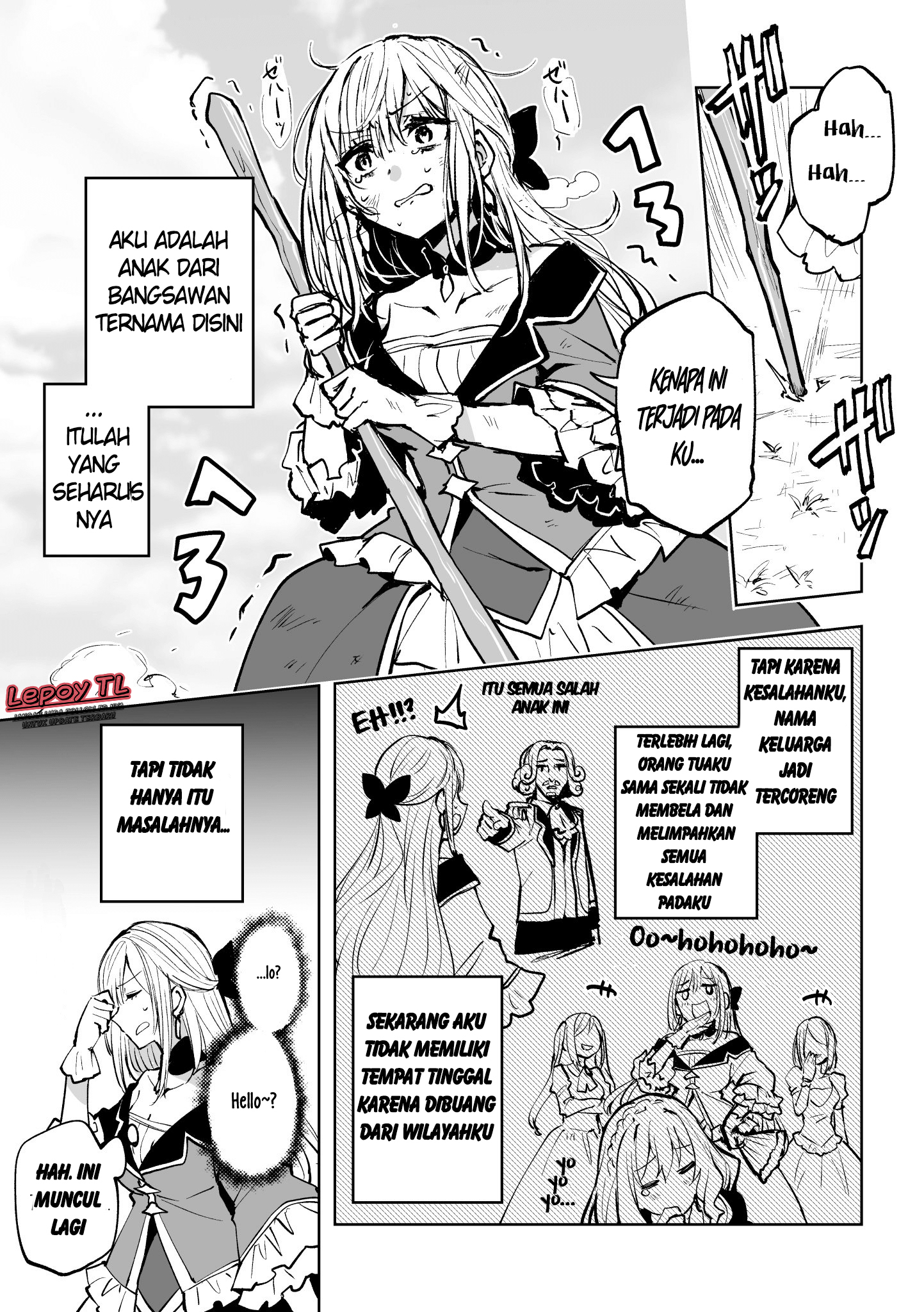 Story of an Exiled Villainess Possessed by the Soul of an Isekai Reincarnation Chapter 0 - halaman 1