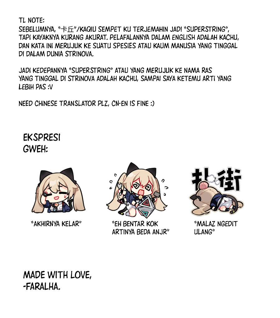Strinova ~Tomorrow Will Finally Come~ Chapter 9 - halaman 32