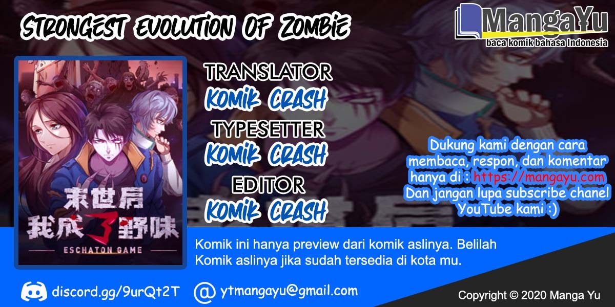 Strongest Evolution Of Zombie Chapter 3 - halaman 1