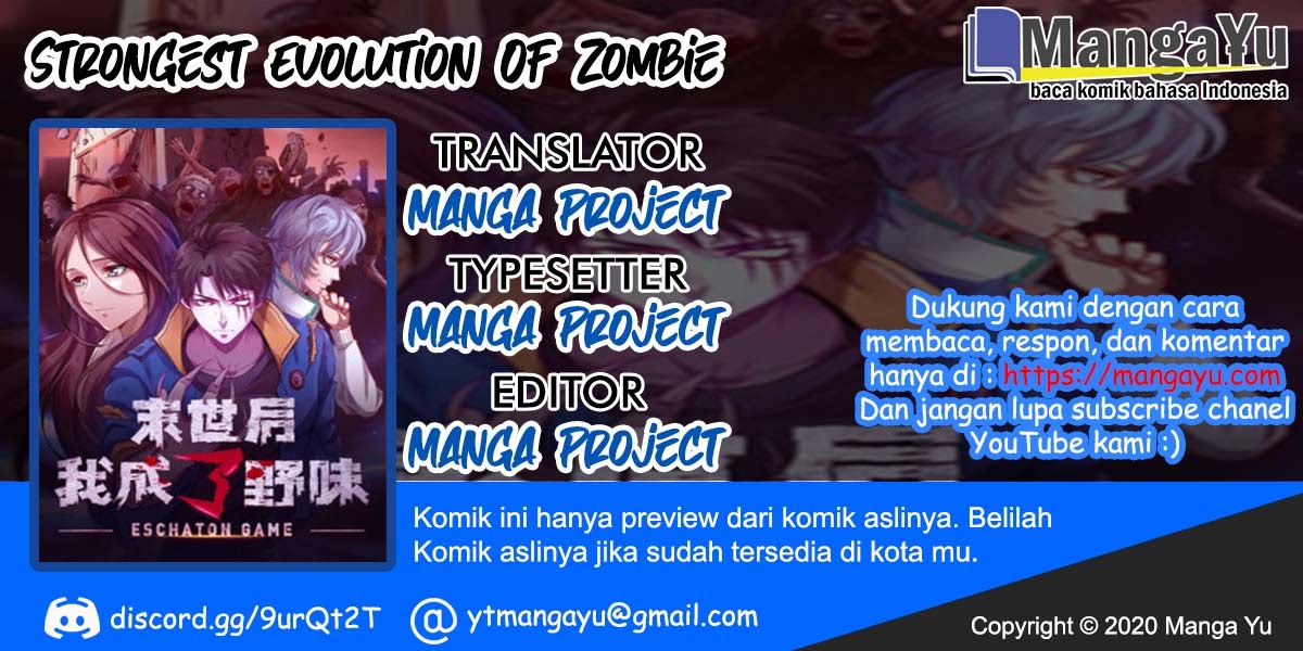 Strongest Evolution Of Zombie Chapter 4 - halaman 1