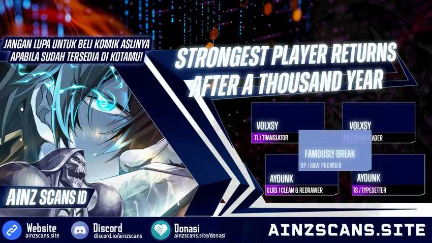 Strongest Player Returns After A Thousand Years Chapter 2 - halaman 1