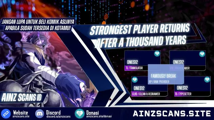 Strongest Player Returns After A Thousand Years Chapter 6 - halaman 1
