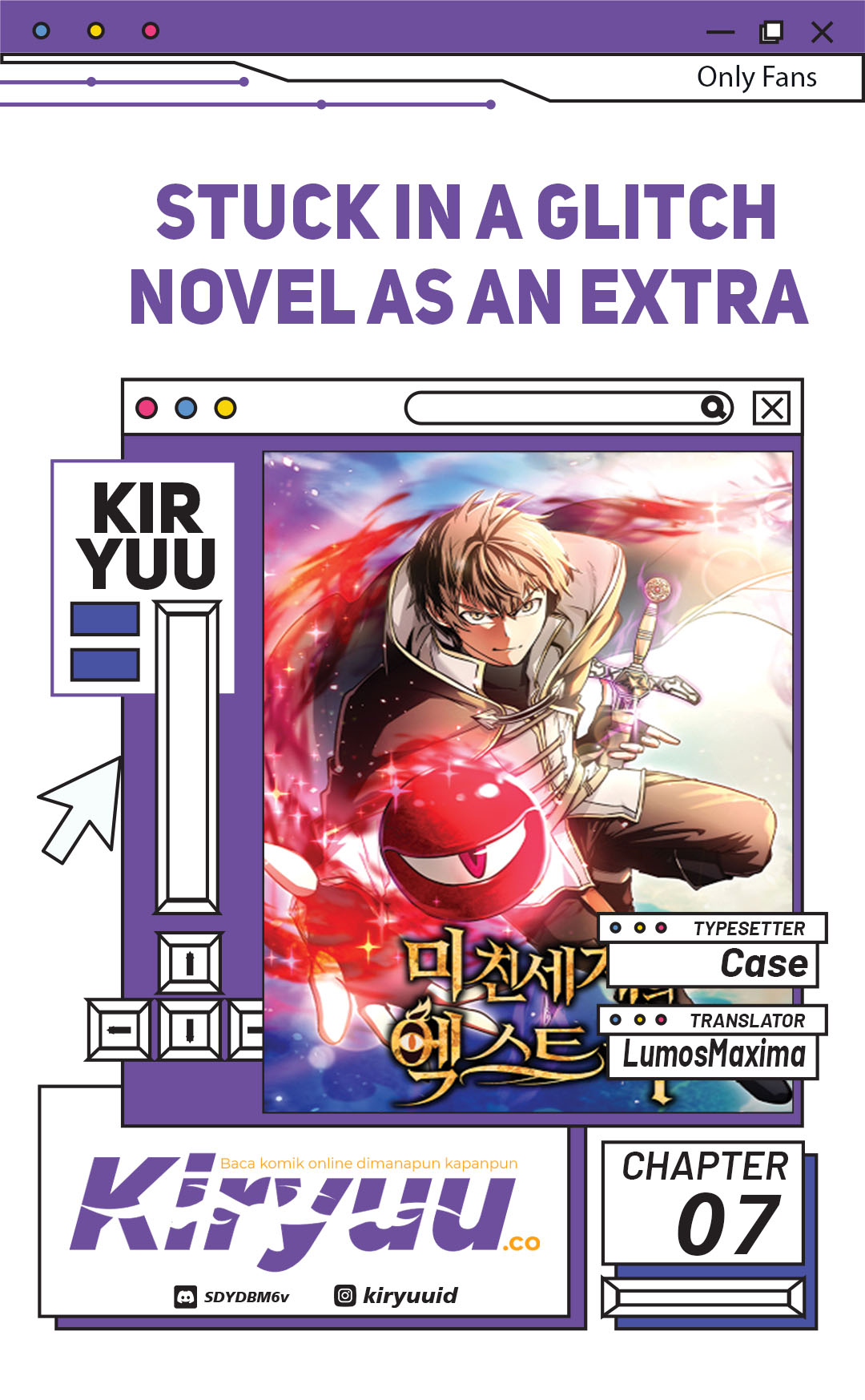 Stuck in a Glitch Novel as an Extra Chapter 7 - halaman 1