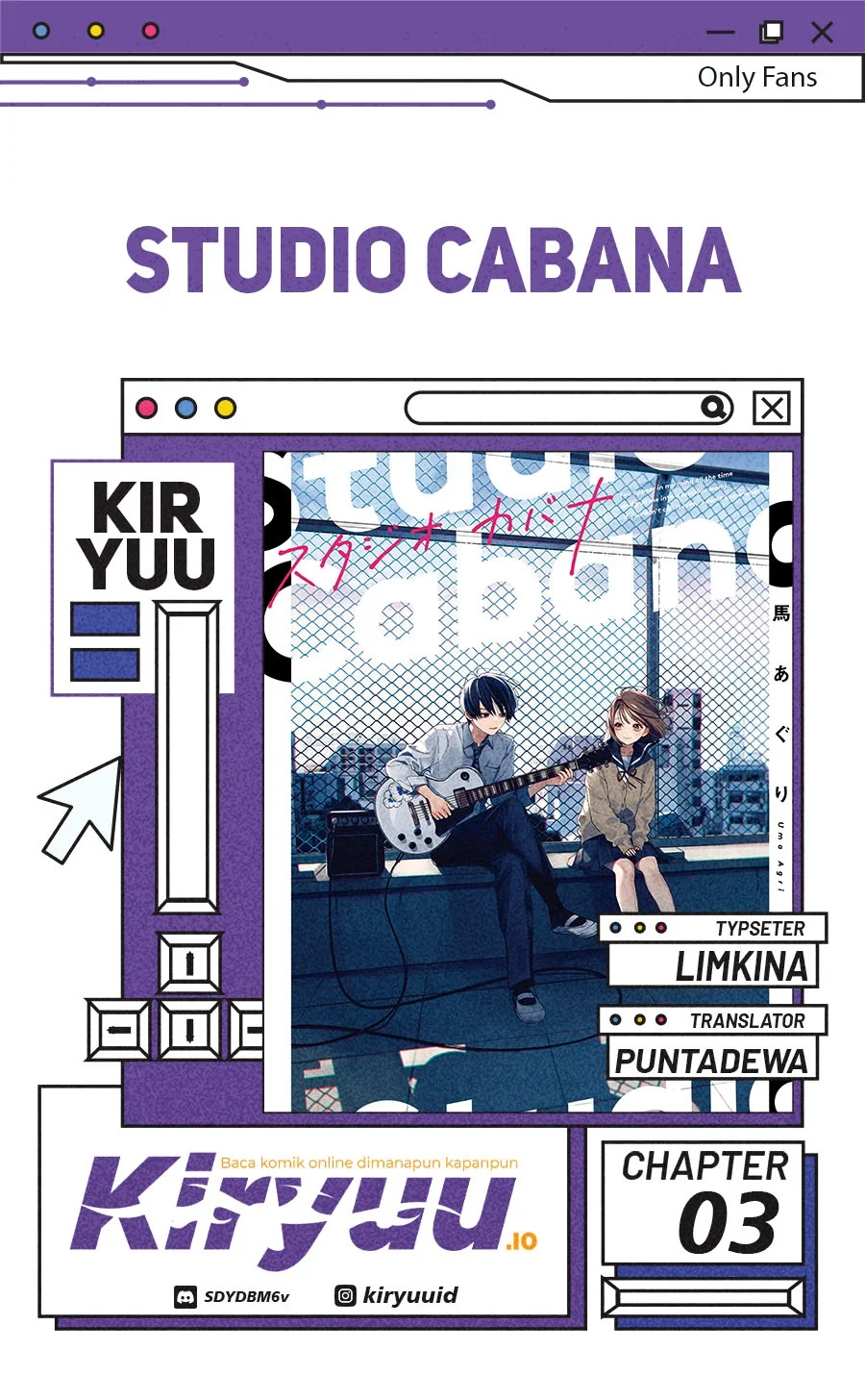 Studio Cabana Chapter 3 - halaman 1