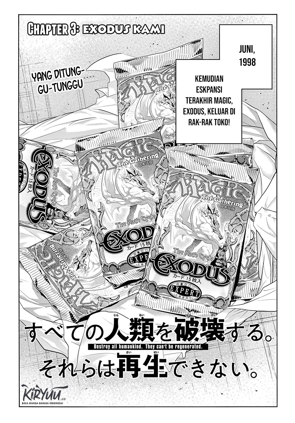 Subete no Jinrui wo Hakai suru. Sorera wa Saisei Dekinai. Chapter 3 - halaman 8