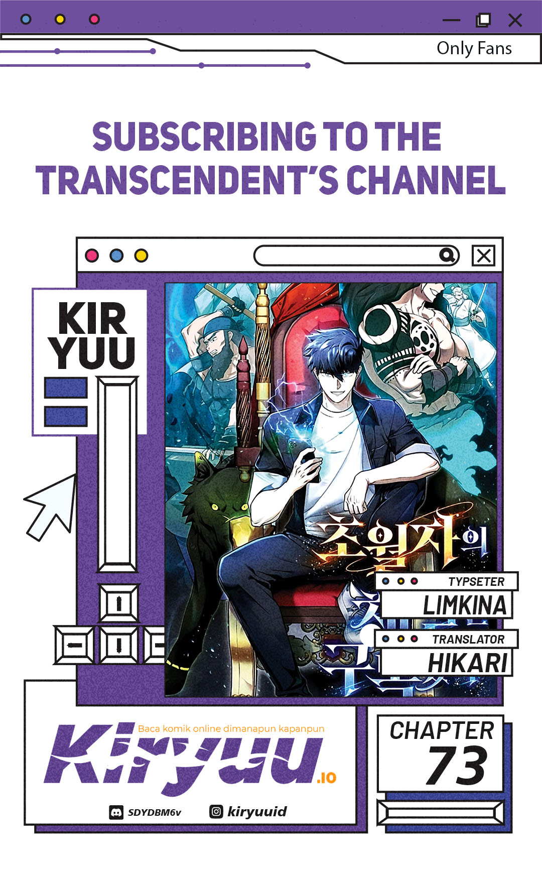 Subscribing to the Transcendent’s Channel Chapter 73 - halaman 1