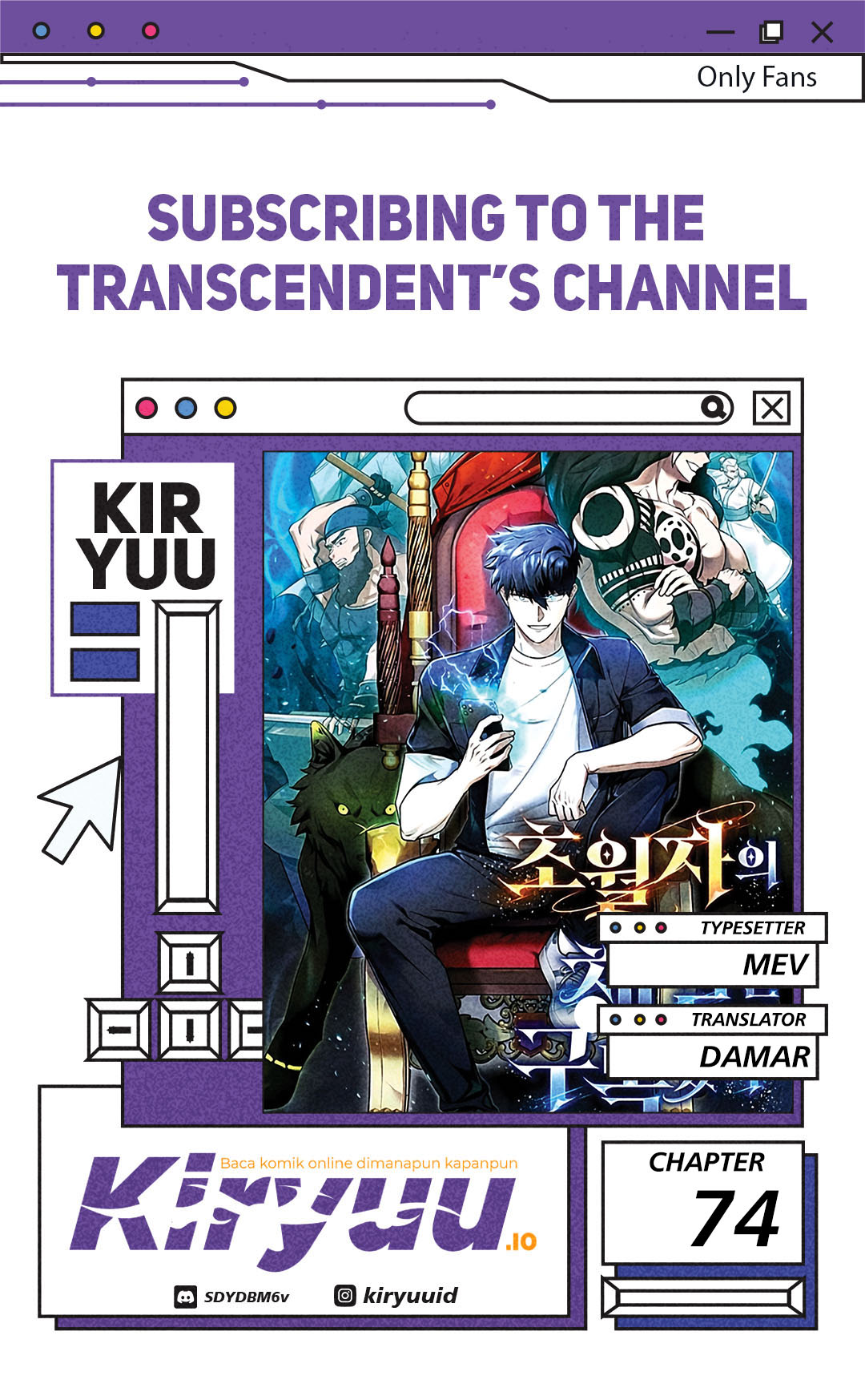 Subscribing to the Transcendent’s Channel Chapter 74 - halaman 1