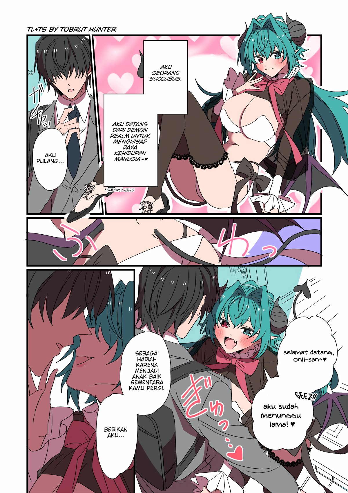 Succubus ga Yattekita Ohanashi Chapter 2 - halaman 1