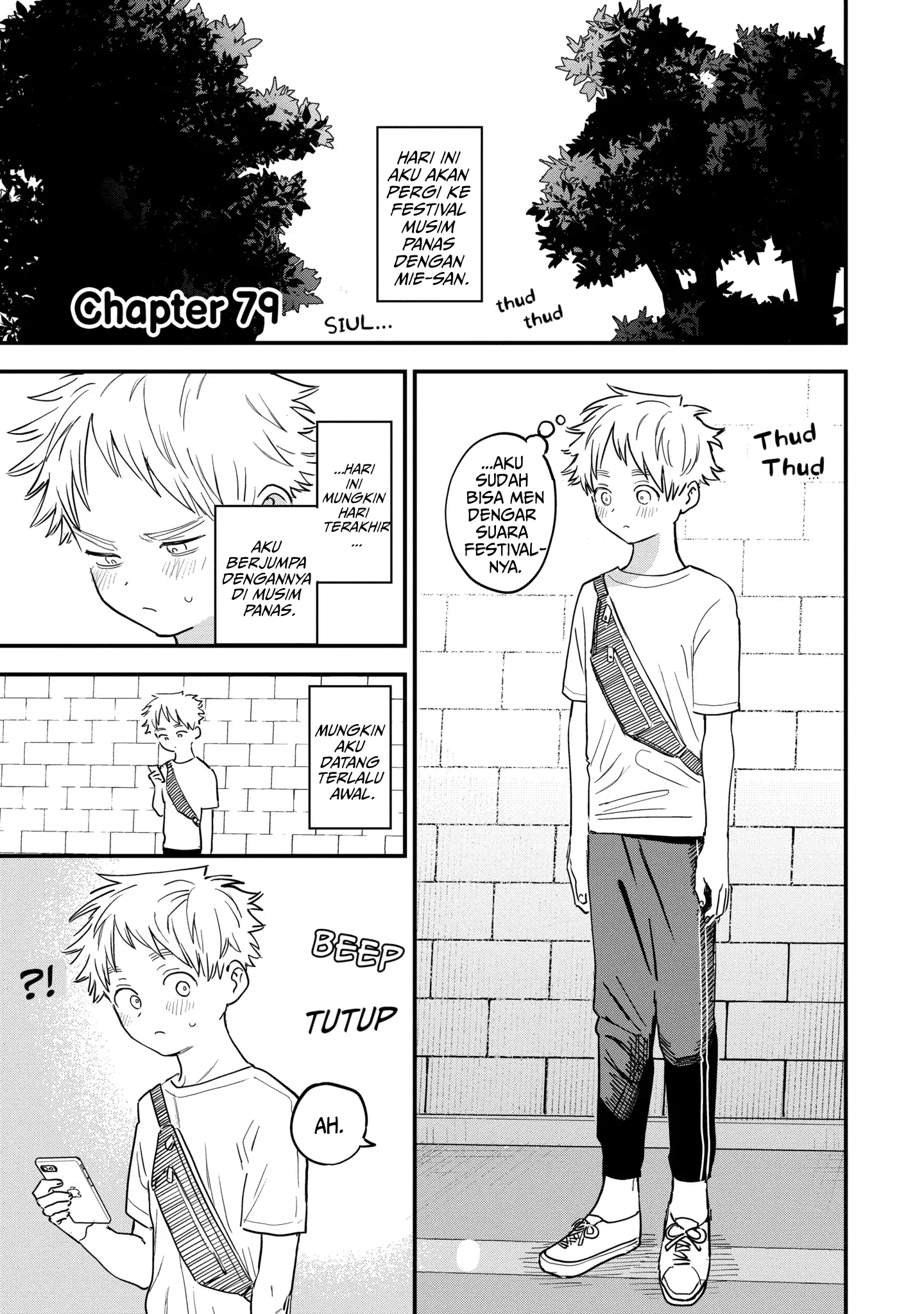 Suki na Ko ga Megane wo Wasureta Chapter 79 - halaman 1