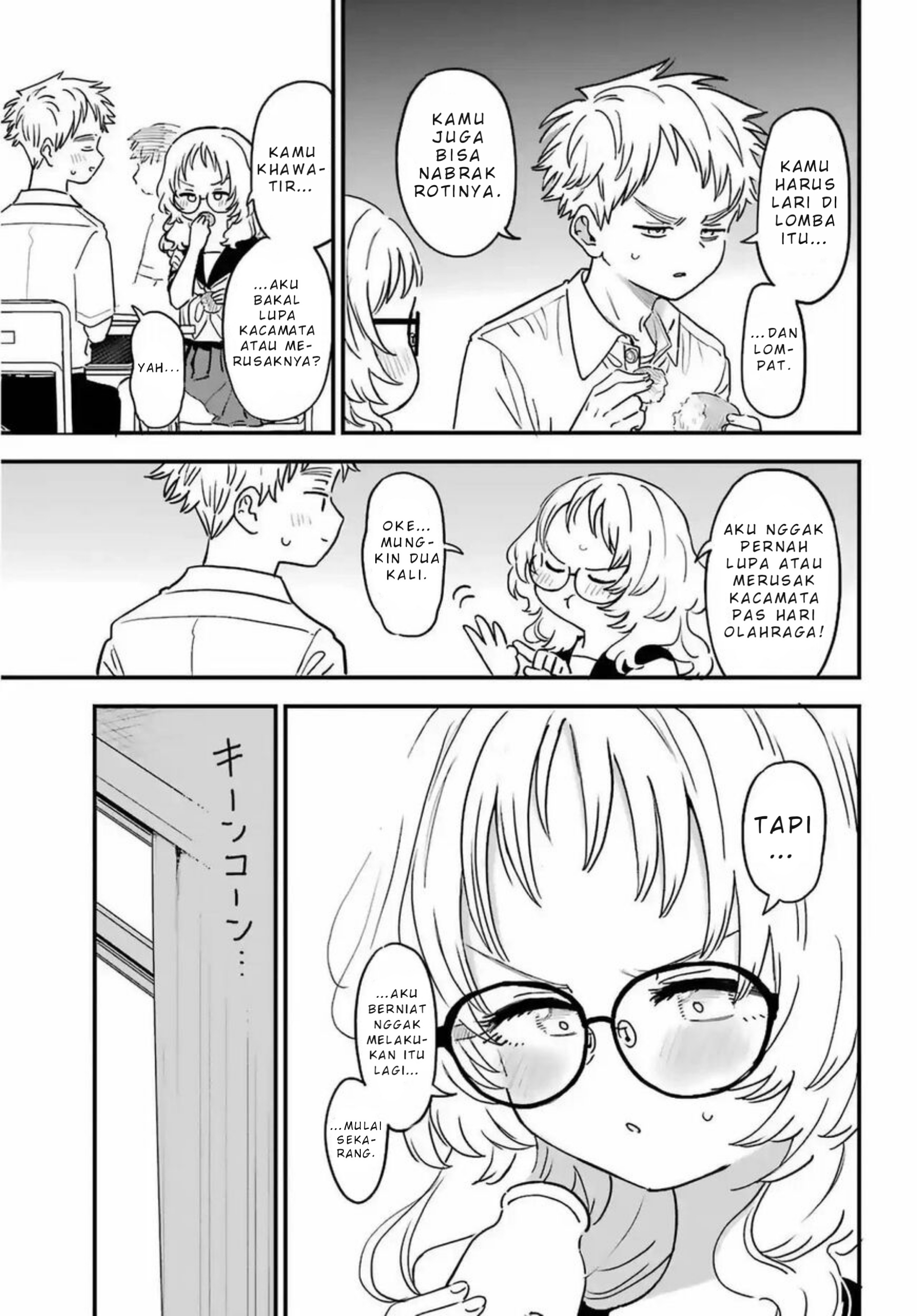 Suki na Ko ga Megane wo Wasureta Chapter 83 - halaman 4