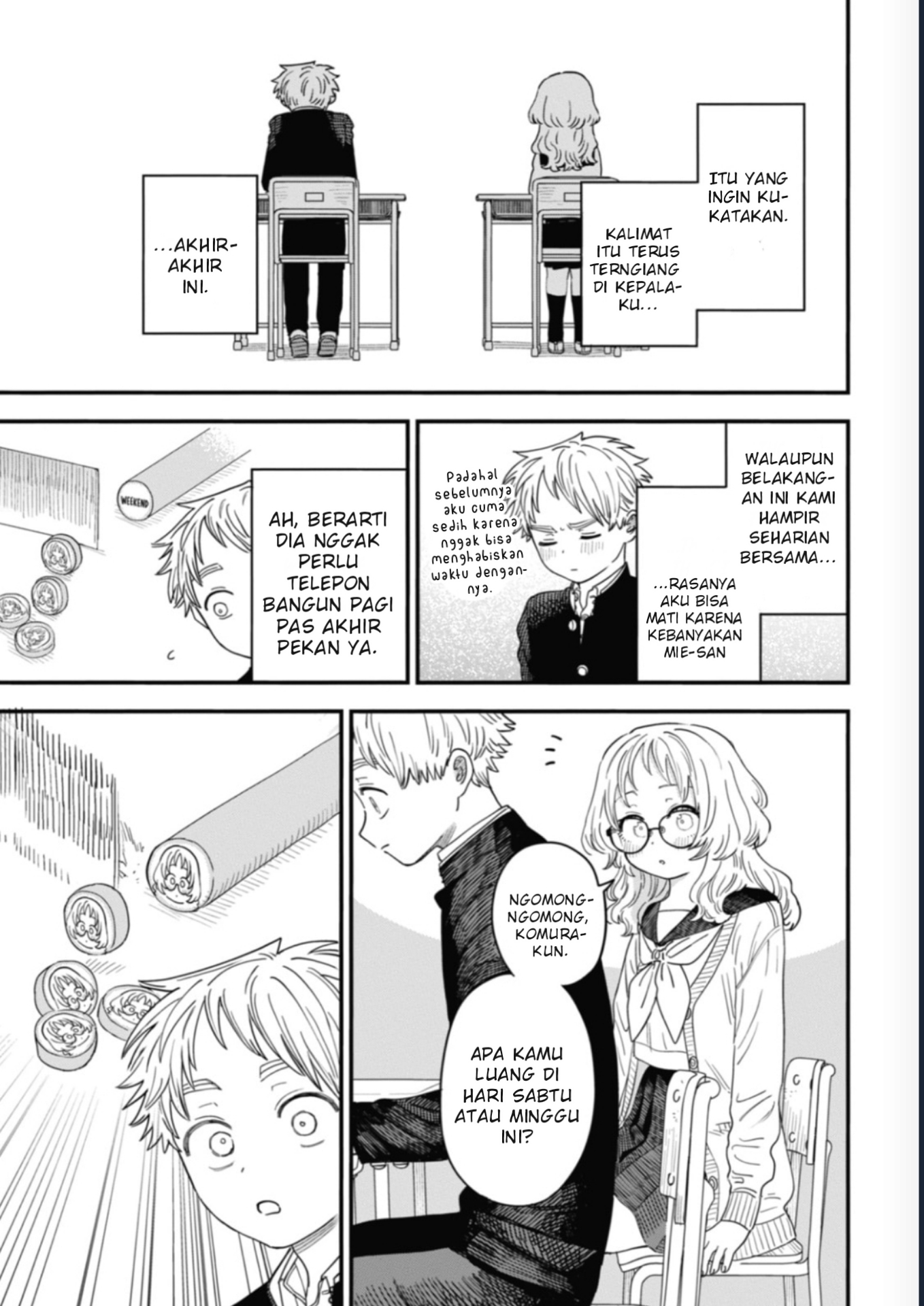 Suki na Ko ga Megane wo Wasureta Chapter 90 - halaman 18
