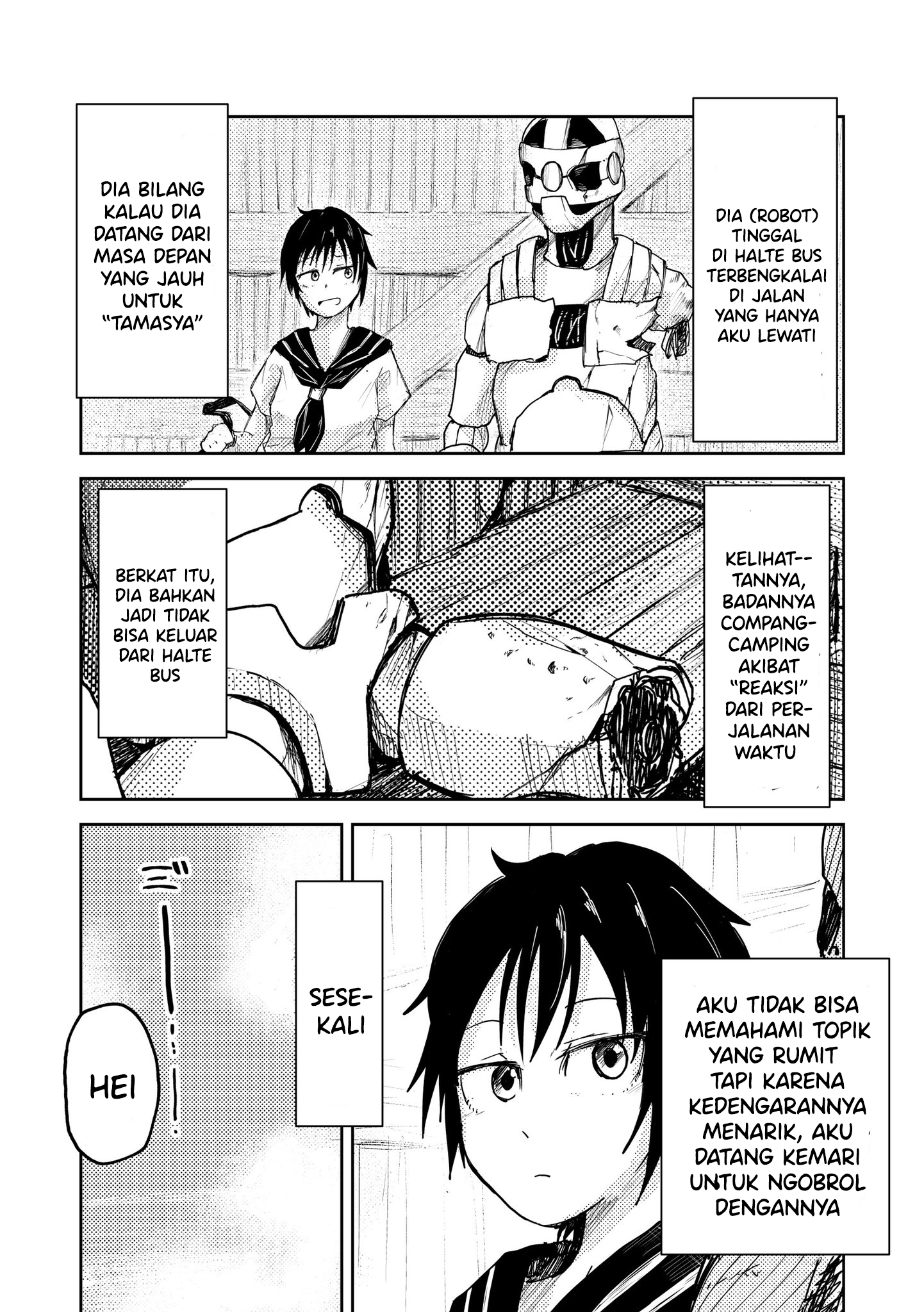 Summer, High School Girl and Robot Chapter 0 - halaman 3