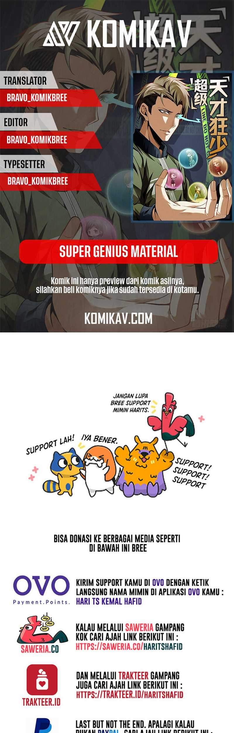 Super Genius Material Chapter 1 - halaman 1