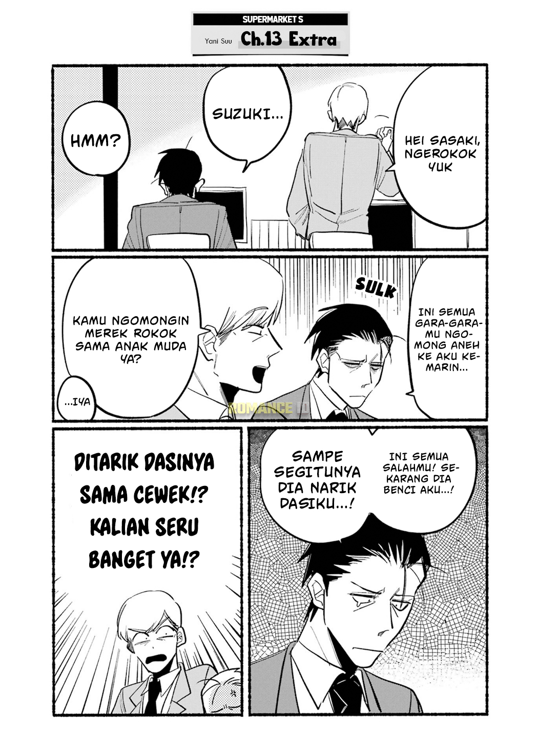 Super no Ura de Yani Suu Futari Chapter 16.6 - halaman 14