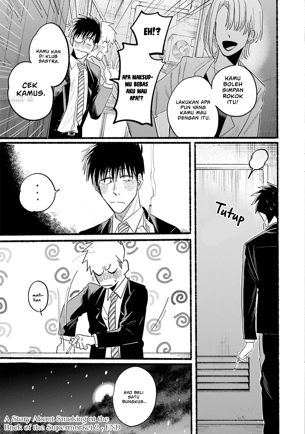 Super no Ura de Yani Suu Futari Chapter 24.6 - halaman 23
