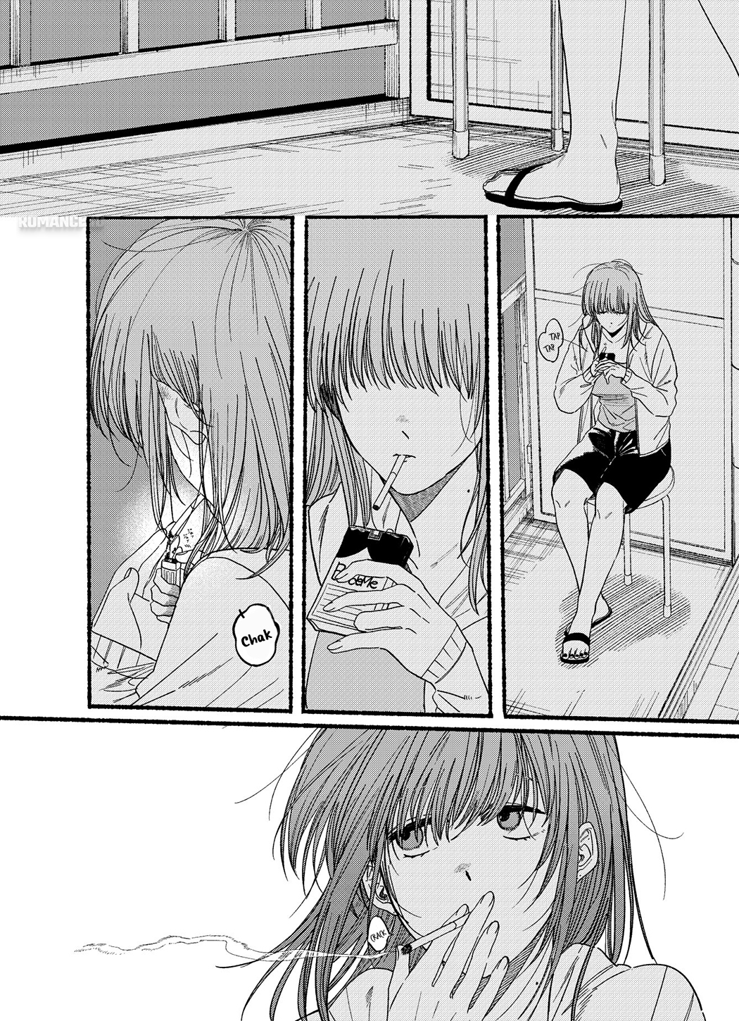 Super no Ura de Yani Suu Futari Chapter 25.6 - halaman 8