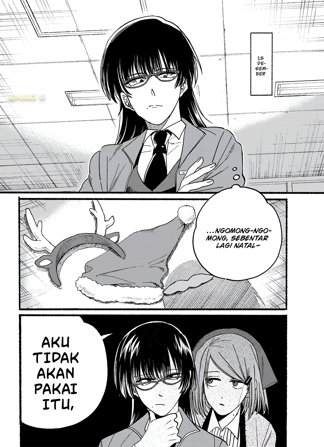 Super no Ura de Yani Suu Futari Chapter 26.5 - halaman 3