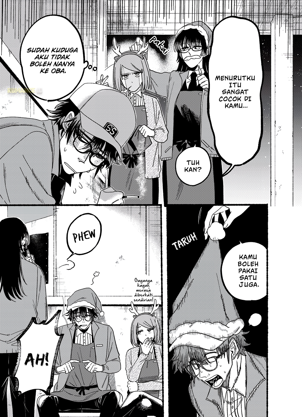 Super no Ura de Yani Suu Futari Chapter 26.5 - halaman 7