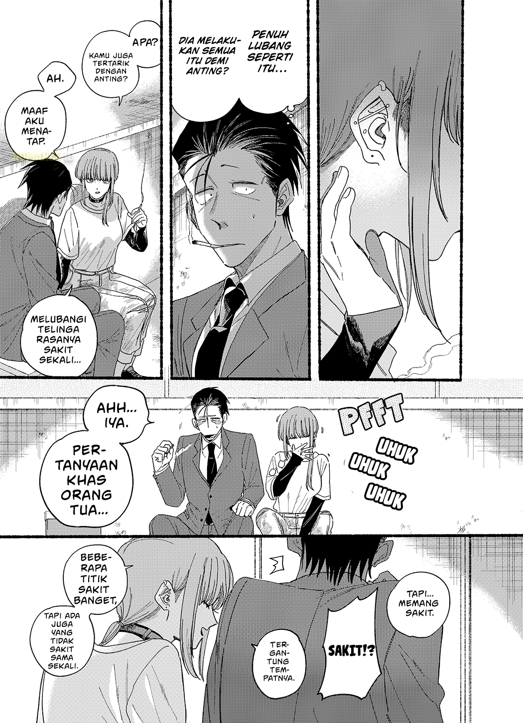 Super no Ura de Yani Suu Futari Chapter 30.5 - halaman 4