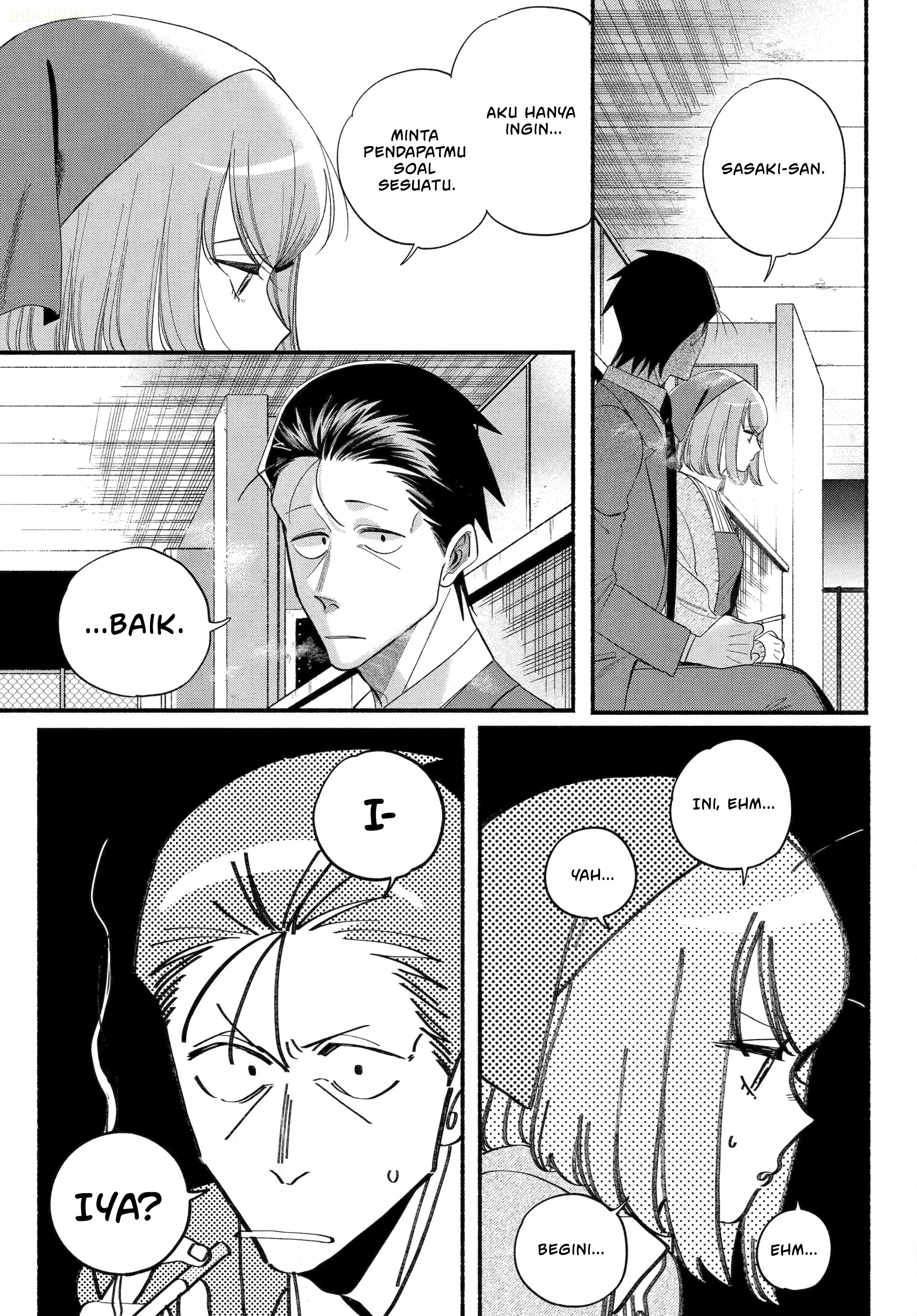 Super no Ura de Yani Suu Futari Chapter 56 - halaman 8