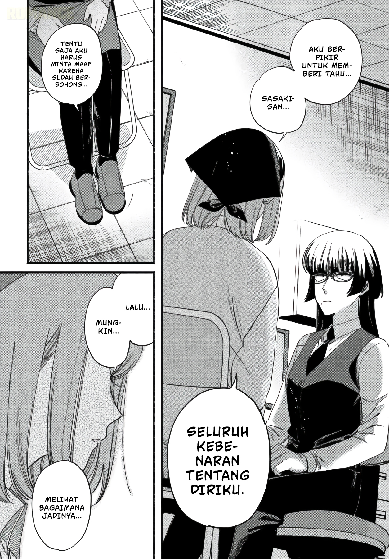 Super no Ura de Yani Suu Futari Chapter 58 - halaman 9