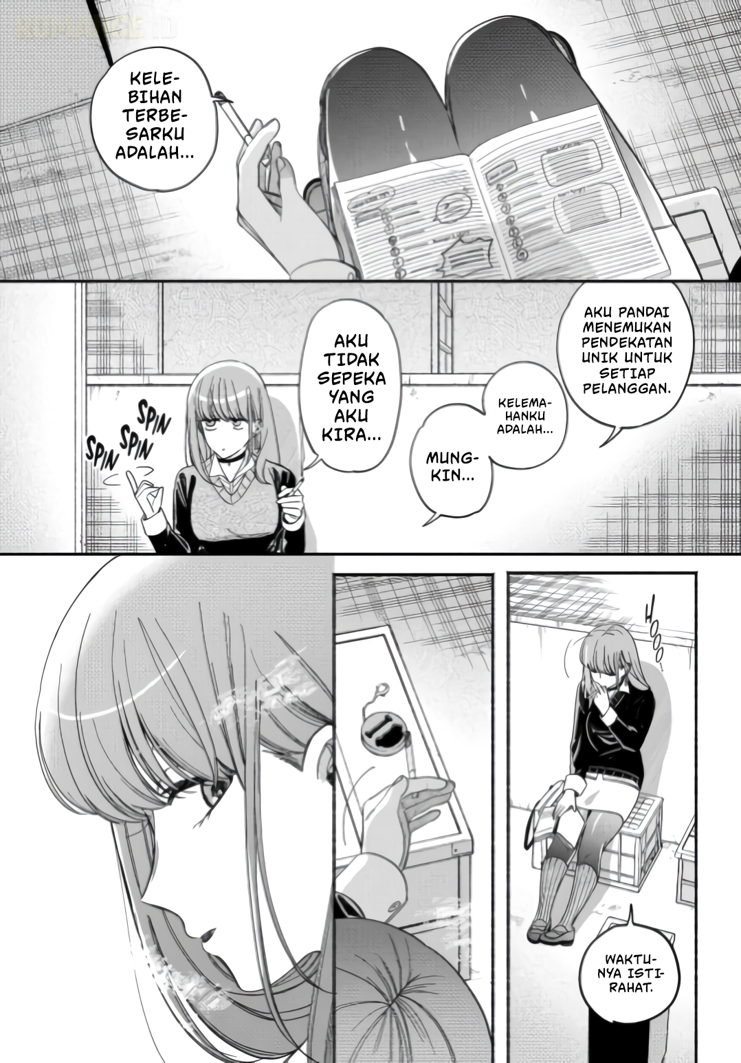 Super no Ura de Yani Suu Futari Chapter 59 - halaman 17