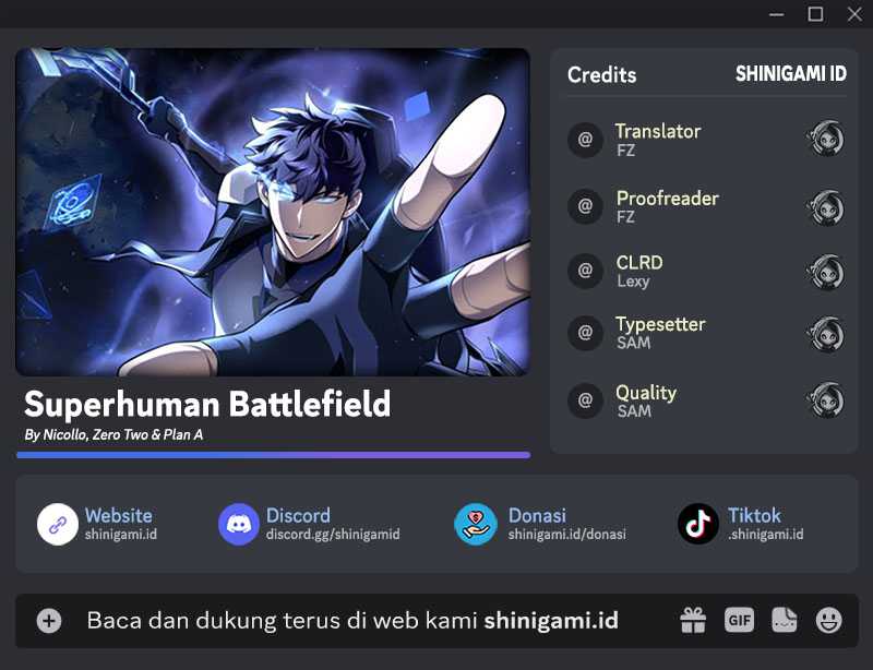 Superhuman Battlefield Chapter 62 - halaman 1