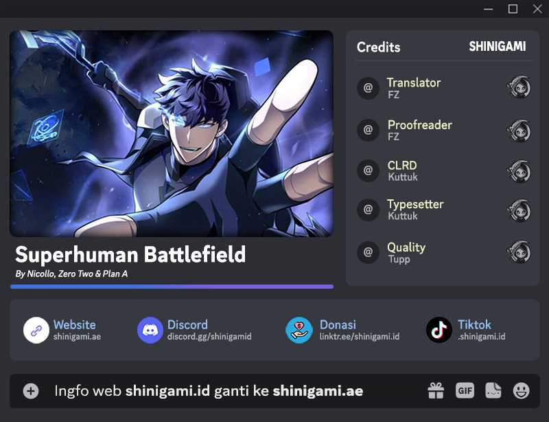 Superhuman Battlefield Chapter 75 - halaman 1