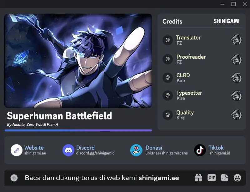 Superhuman Battlefield Chapter 89 - halaman 1
