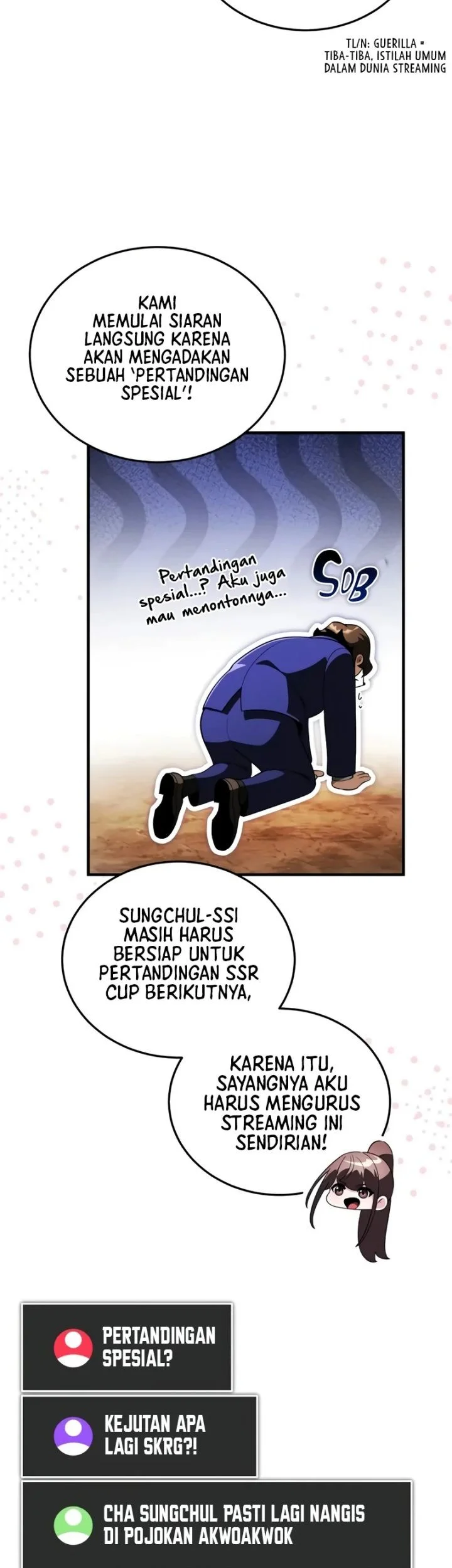 Superhuman Game Broadcast Chapter 33 - halaman 16