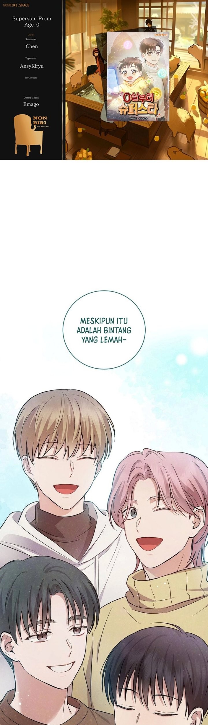Superstar From Age 0 Chapter 13 - halaman 1