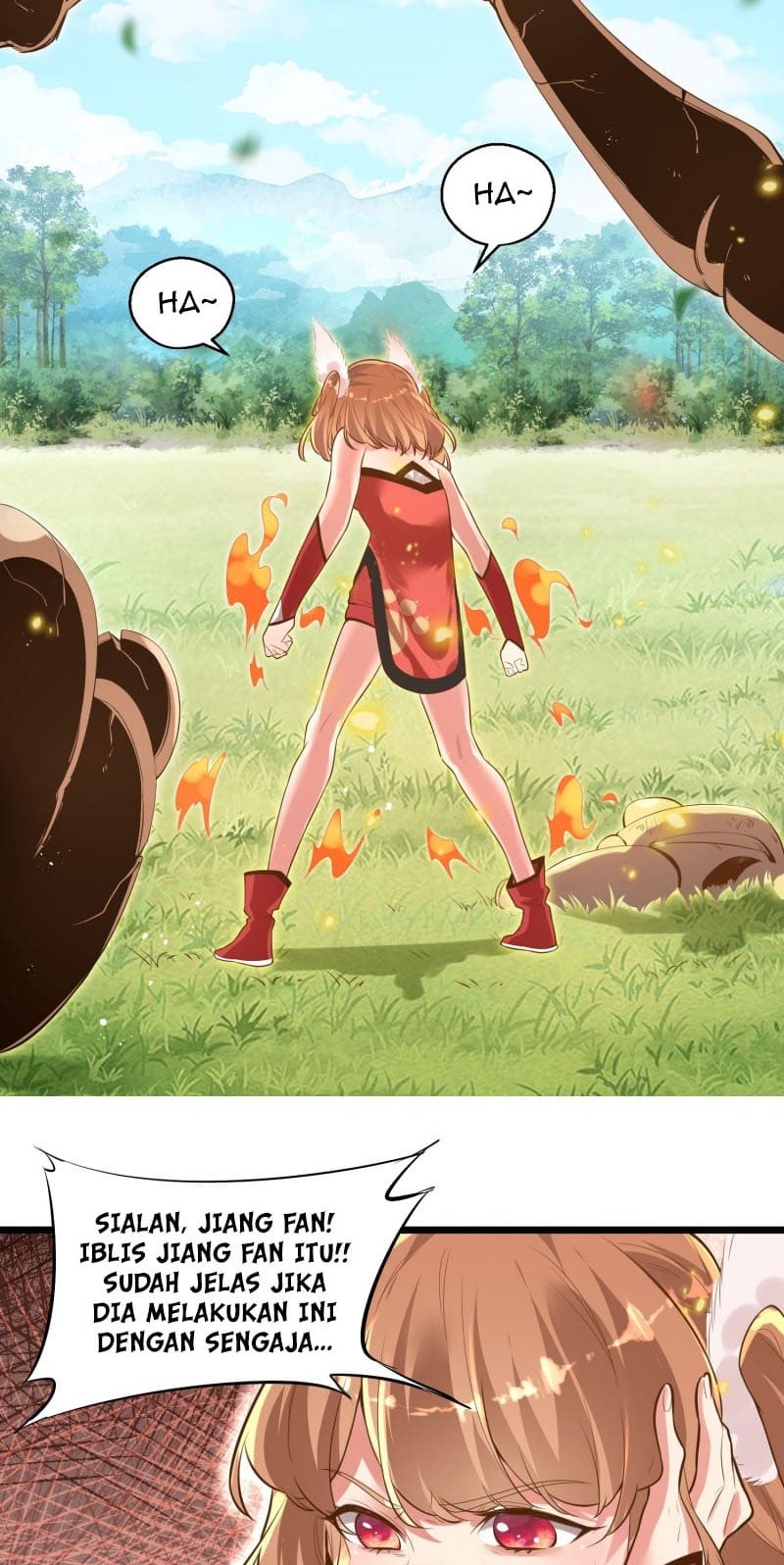Surrounded by Monsters, I Found a Little Witch Chapter 5 - halaman 33