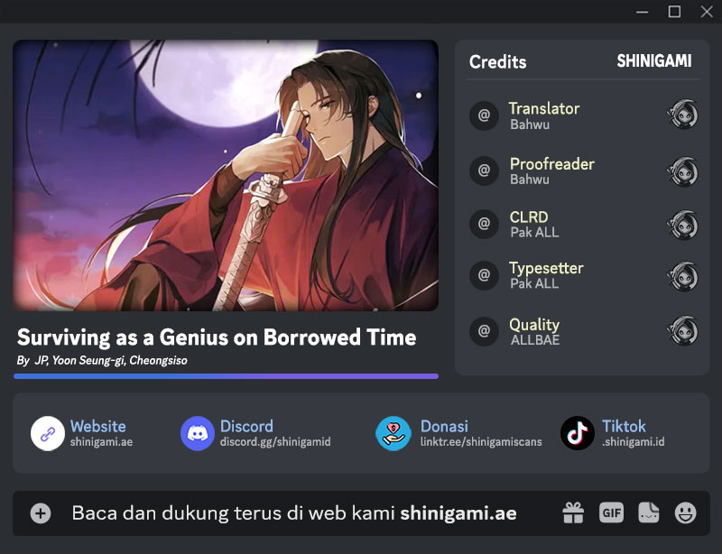 Surviving as a Genius on Borrowed Time Chapter 20 - halaman 1
