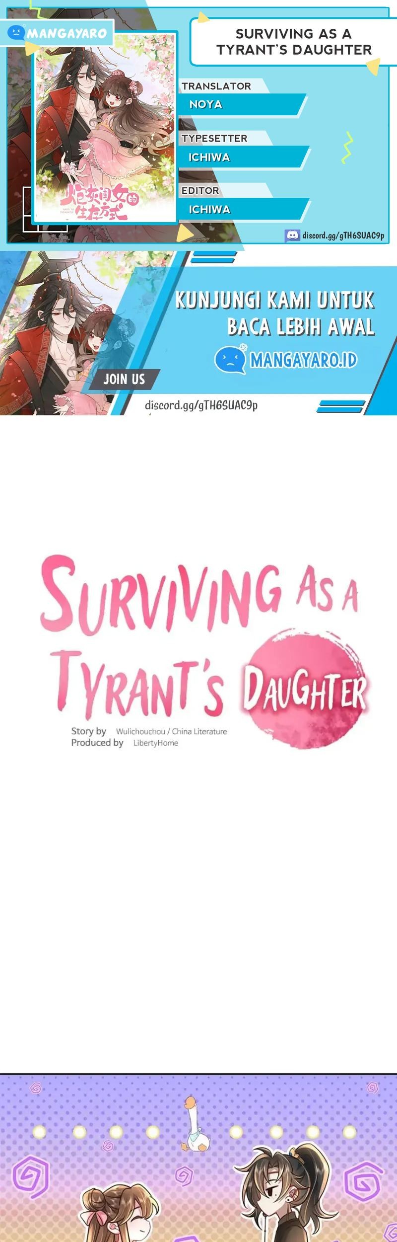 Surviving as a Tyrant’s Daughter Chapter 55 - halaman 1