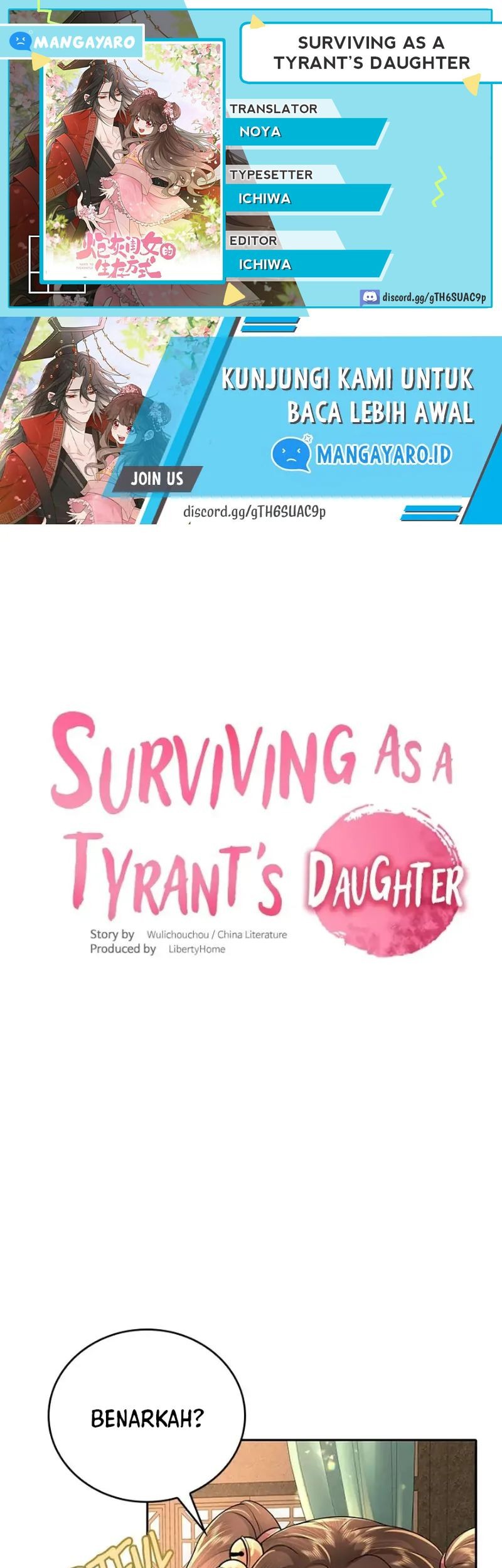 Surviving as a Tyrant’s Daughter Chapter 56 - halaman 1