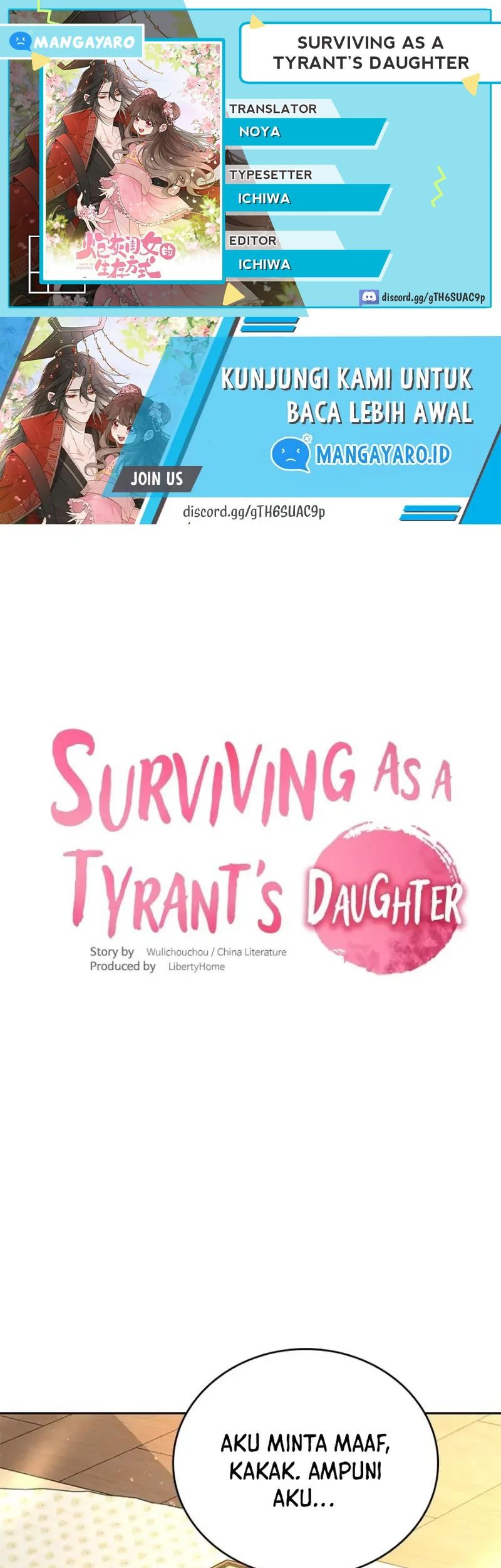 Surviving as a Tyrant’s Daughter Chapter 57 - halaman 1