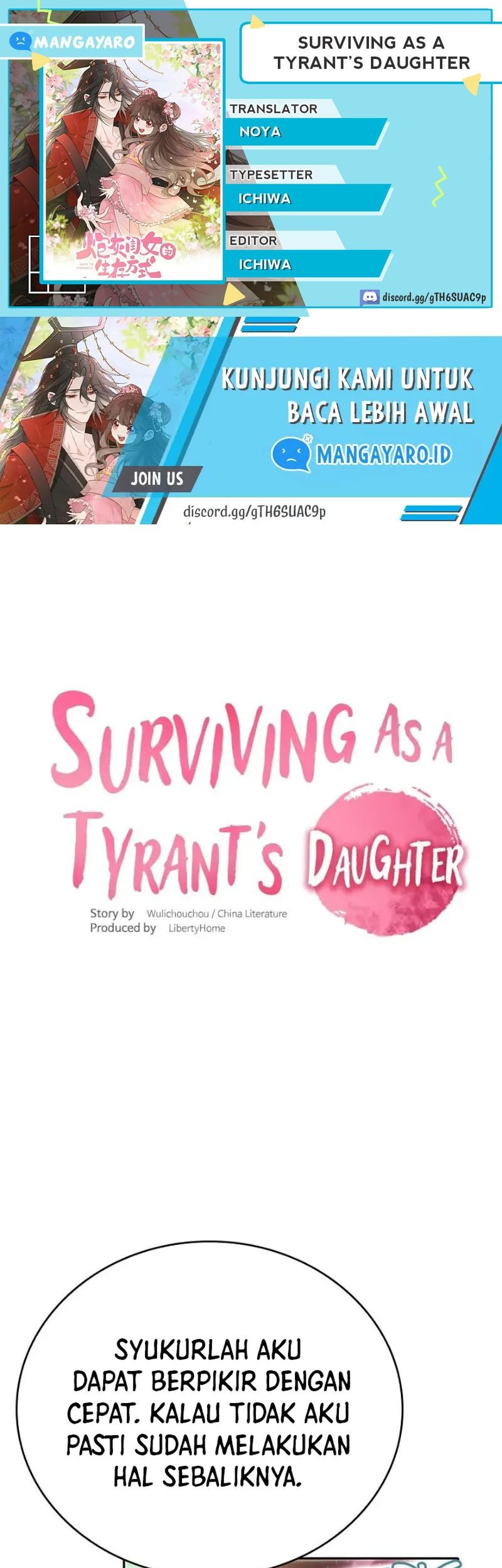 Surviving as a Tyrant’s Daughter Chapter 58 - halaman 1