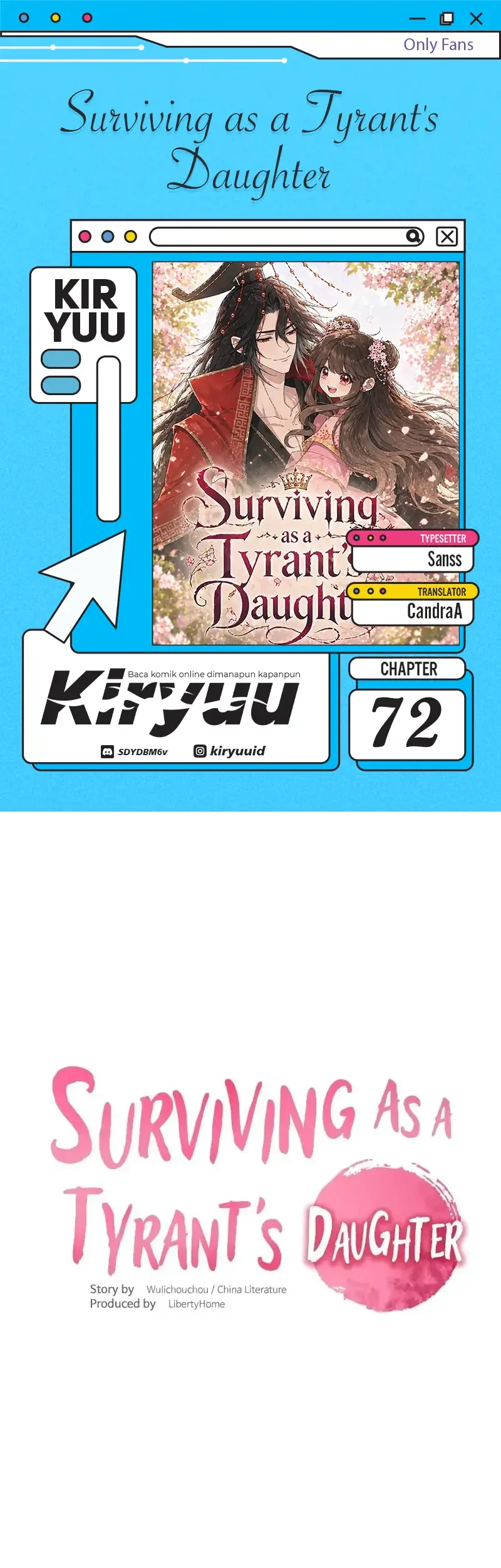 Surviving as a Tyrant’s Daughter Chapter 72 - halaman 1