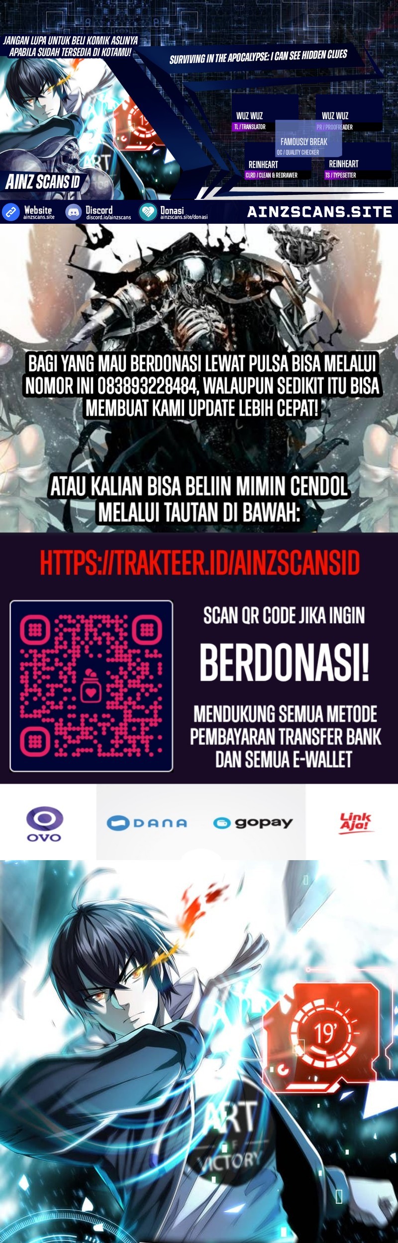 Surviving in the Apocalypse: I Can See Hidden Clues Chapter 1 - halaman 1