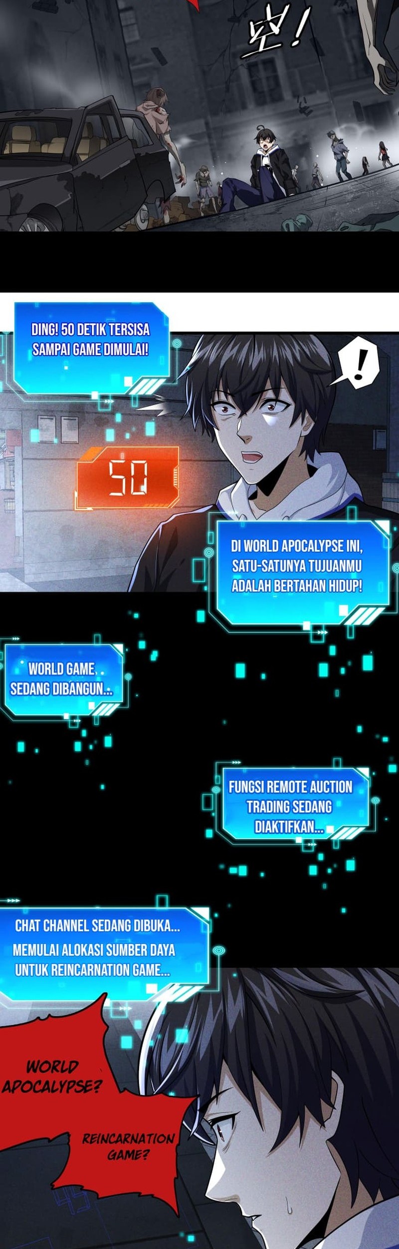 Surviving in the Apocalypse: I Can See Hidden Clues Chapter 1 - halaman 6