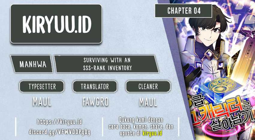 Surviving with a SSS-Rank Inventory Chapter 4 - halaman 1